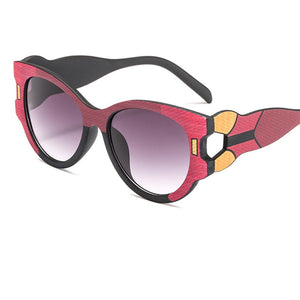 trend individual character sunglasses women 2023  big frame designer cat eye glasses Female lady rave festival