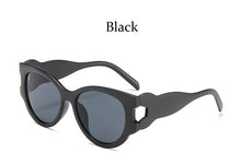 Carica l&#39;immagine nel visualizzatore di Gallery, trend individual character sunglasses women 2023  big frame designer cat eye glasses Female lady rave festival