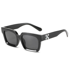Load image into Gallery viewer, off white logo sunglasses women men 2022 trending products rectangle high quality driving glass vintage oculos de sol masculino