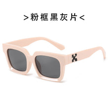 Load image into Gallery viewer, off white logo sunglasses women men 2022 trending products rectangle high quality driving glass vintage oculos de sol masculino