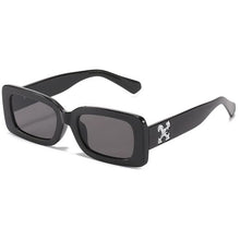 Load image into Gallery viewer, off white rectangle sunglasses women men uv400 2022 trending products ladies fashion sun glasses vintage oculos de sol feminino
