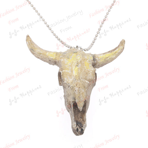 one piece viantage resin sheepshead charm round beads metal chains popular necklace xy251