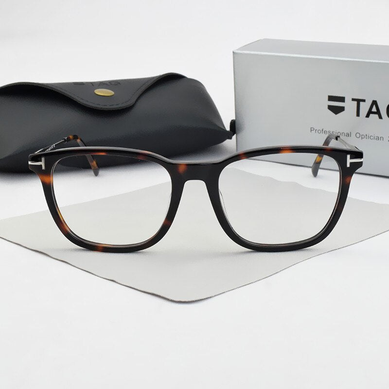 optical glasses frame men prescription myopia computer eyeglasses eye ...