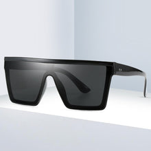 Carica l&#39;immagine nel visualizzatore di Gallery, Occhiali da sole quadrati oversize da donna flat top da uomo 2023 tonalità da donna retrò Designer di marca Occhiali oculos UV400 
