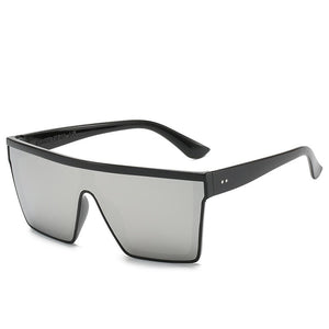 Occhiali da sole quadrati oversize da donna flat top da uomo 2023 tonalità da donna retrò Designer di marca Occhiali oculos UV400 