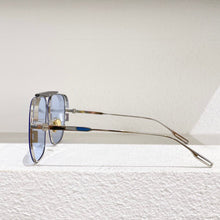 Load image into Gallery viewer, pilot gold frame silver mirror lens men sunglasses driving style sunglasses men&#39;s
