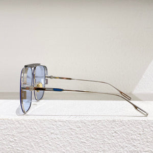 pilot gold frame silver mirror lens men sunglasses driving style sunglasses men&#39;s