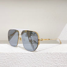 Load image into Gallery viewer, pilot gold frame silver mirror lens men sunglasses driving style sunglasses men&#39;s