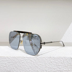 pilot gold frame silver mirror lens men sunglasses driving style sunglasses men&#39;s