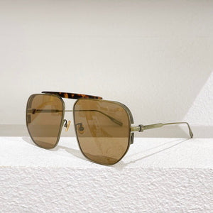 pilot gold frame silver mirror lens men sunglasses driving style sunglasses men&#39;s