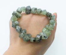 Load image into Gallery viewer, pink sunstone/lemon quartz/pink/white/prehnite faceted 13*18mm baroque bracelet 7.5inch wholesale beads nature gemstone
