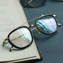 Load image into Gallery viewer, pure titanium glasses frame men pilot optical eyewear prescripion Myopia Prescbyopia woman eyeglasses