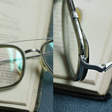 Load image into Gallery viewer, pure titanium glasses frame men pilot optical eyewear prescripion Myopia Prescbyopia woman eyeglasses