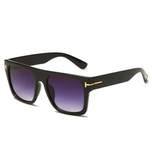 Carica l&#39;immagine nel visualizzatore di Gallery, rettangolo tom ford logo occhiali da sole donna uomo 2023 designer di marca driveng occhiali da sole leopardo nero oculos de sol feminino 