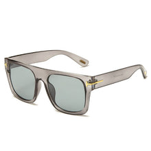 Carica l&#39;immagine nel visualizzatore di Gallery, rettangolo tom ford logo occhiali da sole donna uomo 2023 designer di marca driveng occhiali da sole leopardo nero oculos de sol feminino 