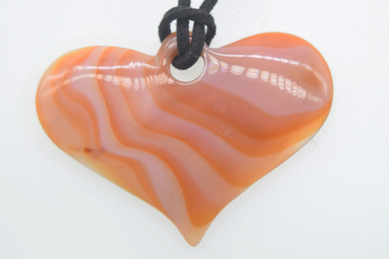 red agate heart 18inch pendant 55*65mm necklace wholesale beads nature