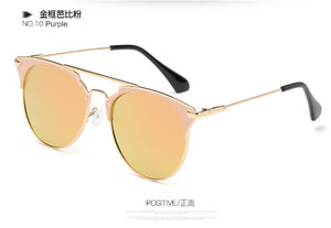 reggaeon  2023 black ladies or men's cat mirror sunglasses d Sexy mirror retro sun glasses uv400 blue