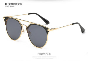 reggaeon  2023 black ladies or men's cat mirror sunglasses d Sexy mirror retro sun glasses uv400 blue