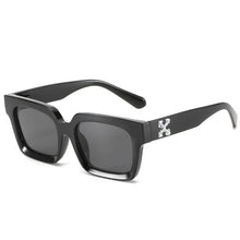 Load image into Gallery viewer, retro small rectangel off white logo sunglasses women men  high quality driving sun glasses vintage oculos de sol feminino