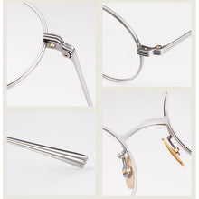 Load image into Gallery viewer, round Glasses Frame Women men Vintage titanium Eyeglasses 2023 Brand Female Optical Spectacles Eyewear Retro myopia computer