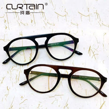 Load image into Gallery viewer, round frame flat lens 2415 fashionable personality large frame glasses frame with myopia cross border spectacle frame