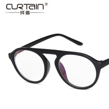 Load image into Gallery viewer, round frame flat lens 2415 fashionable personality large frame glasses frame with myopia cross border spectacle frame