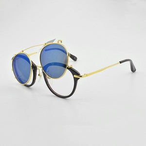 round glasses frame 2023 Brand retro eyeglasses Configuration Polarized sunglasses clip Myopic Computer Optical Frame