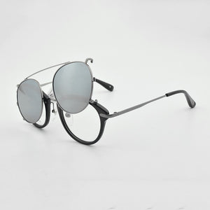 round glasses frame 2023 Brand retro eyeglasses Configuration Polarized sunglasses clip Myopic Computer Optical Frame