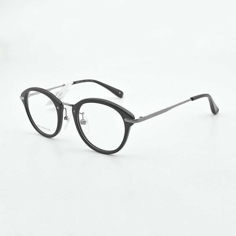round glasses frame 2023 Brand retro eyeglasses Configuration Polarized sunglasses clip Myopic Computer Optical Frame
