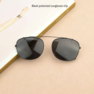 round glasses frame Brand myopia computer eyeglasses frames men women Vintage spectacle Retro optical Polarized sunglasses clip