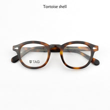 Load image into Gallery viewer, round glasses frame Brand myopia computer eyeglasses frames men women Vintage spectacle Retro optical Polarized sunglasses clip