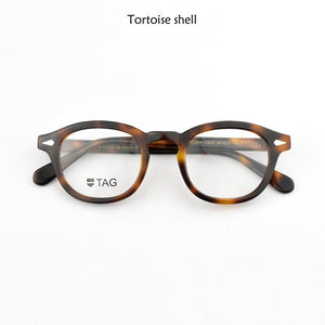 round glasses frame Brand myopia computer eyeglasses frames men women Vintage spectacle Retro optical Polarized sunglasses clip