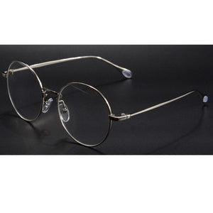 round metal eyeglass frames women glasses men round gold glasses frames vintage prescription lense Plain Glass 2757