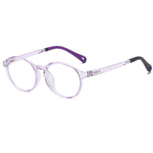 Load image into Gallery viewer, seemfly Children Silicone Glasses Retro Small Round Frame Kids Ultralight TR90 Spectacles Frame Protection Optical Lens Eyewear