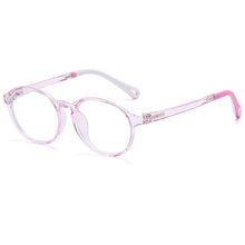 Load image into Gallery viewer, seemfly Children Silicone Glasses Retro Small Round Frame Kids Ultralight TR90 Spectacles Frame Protection Optical Lens Eyewear