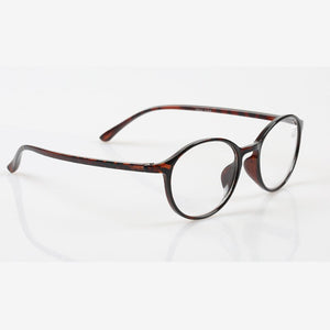seemfly Diopter +1.0 1.5 2.0 2.5 3.0 3.5 Men Reading Glasses TR90 Vintage Round Frame Reading Eyeglasses Women Presbyopia Goggle
