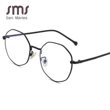 Carica l&#39;immagine nel visualizzatore di Gallery, sen maries Optical Transparent Glasses Women Myopia Eyeglasses Frames Metal Spectacles  Gold Clear Lenses Women&#39;s Glasses