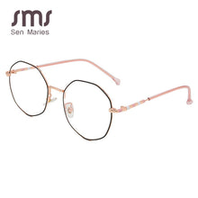 Carica l&#39;immagine nel visualizzatore di Gallery, sen maries Optical Transparent Glasses Women Myopia Eyeglasses Frames Metal Spectacles  Gold Clear Lenses Women&#39;s Glasses