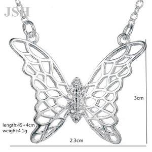 collana color argento gioielli donna moda matrimonio Croce cristallo CZ Collana pendente in pietra zircone regalo di Natale n296 