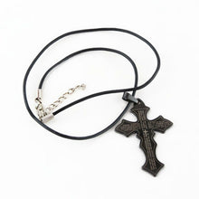Load image into Gallery viewer, stainless steel cross pendant necklace men