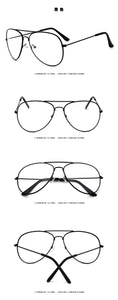 occhiali da sole classici maschili femminili occhiali UV400 metallo argento design del marchio occhiali trasparenti ad alta definizione