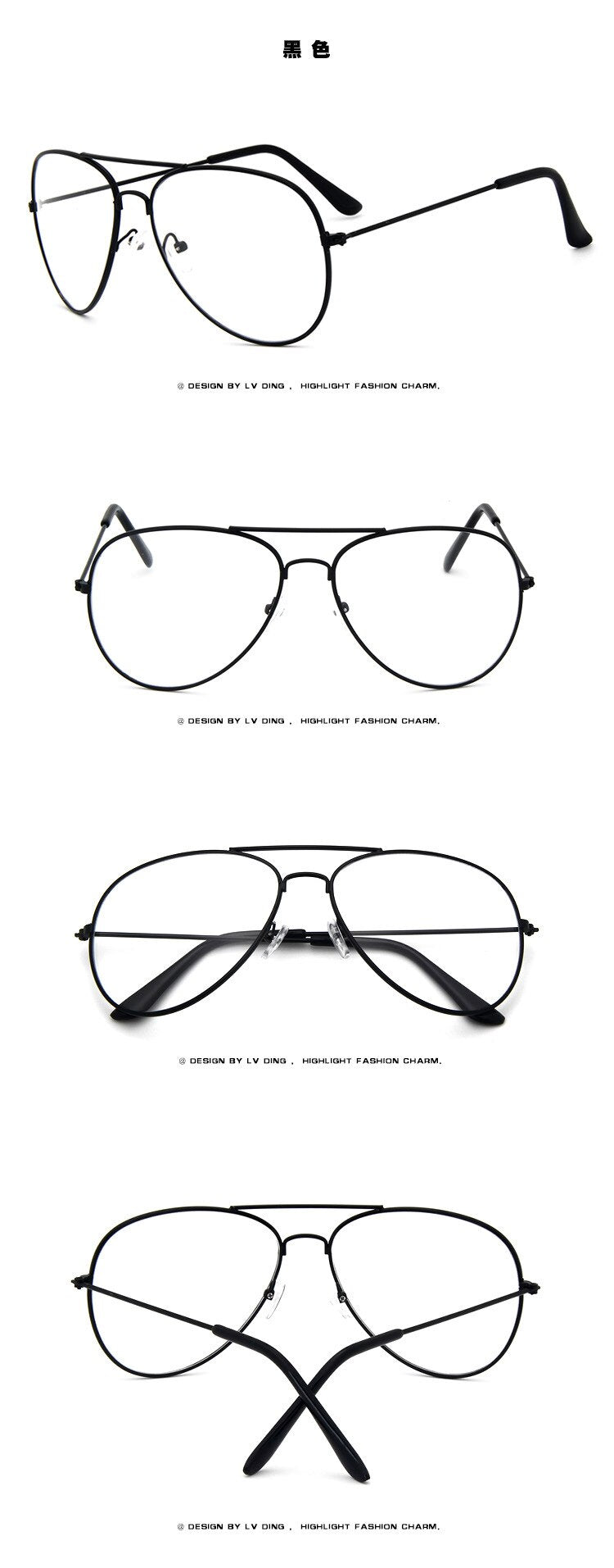 occhiali da sole classici maschili femminili occhiali UV400 metallo argento design del marchio occhiali trasparenti ad alta definizione