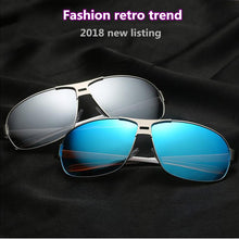 Load image into Gallery viewer, sunglasses men TAG Hezekiah Brand polarized sunglasses Retro 2023 Aluminum magnesium Drive the driver vintage sunglasses