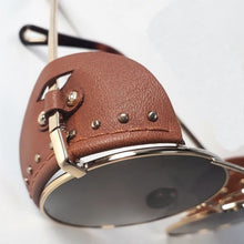 Load image into Gallery viewer, sunglasses women  Round Steampunk men's glasses vintage Gradient Black women's sunglasses 2023 shades for women