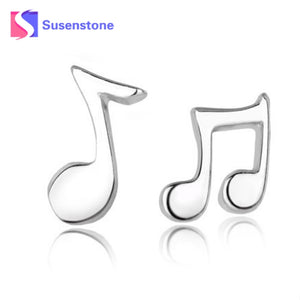 Cute Lovely Musical Note Ear Stud Jewelry Stud Earrings for Women Girls Earring Ear Stud Freeshipping#0412