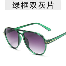 Carica l'immagine nel visualizzatore di Gallery, tf sunglasses men women 2023 futuristic pilot sun glasses leopard green vintage oculos de sol feminino uv400
