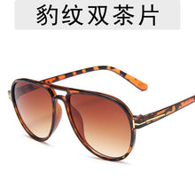 Carica l'immagine nel visualizzatore di Gallery, tf sunglasses men women 2023 futuristic pilot sun glasses leopard green vintage oculos de sol feminino uv400