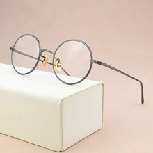 Load image into Gallery viewer, titanium brand eyeglasses Women&#39;s round glasses frame men optical glasses frame women Retro spectacle frames Men&#39;s nerd