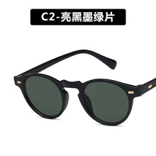 Load image into Gallery viewer, tom ford sunglassses women men 2023 brand designer clear black green leopard small roung  sun glasses oculos de sol masculina