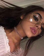 Load image into Gallery viewer, transparent women&#39;s glasses pilot glasses black frame  Spectacle Frame Clear Lens Fake Glasses feminino oculos eyeglasses